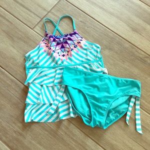 Size 18 Justice Tankini suit for little girls!